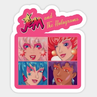 Border Of Jem and The Holograms Sticker